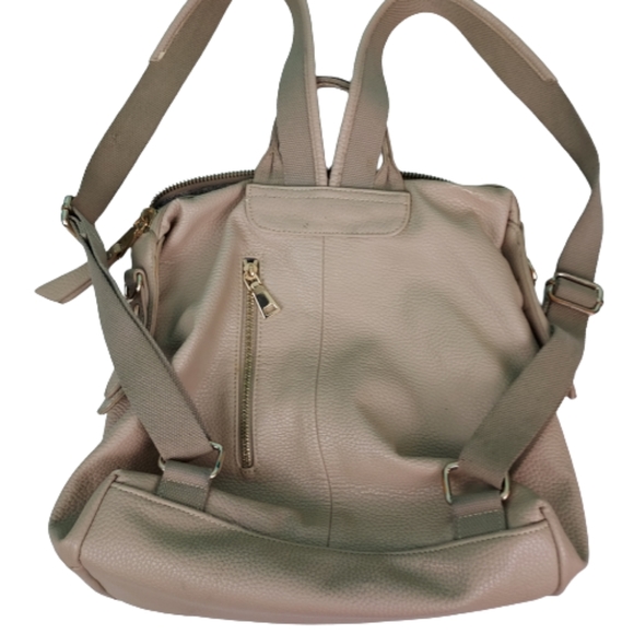 Urban Expressions CLEARANCE backpack, women's size 11x13x5, beige - Picture 2 of 4
